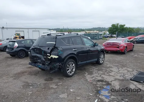 2018 Toyota Rav4 Hybrid Limited z USA, uszkodzony, nr VIN JTMDJREV1JD214027